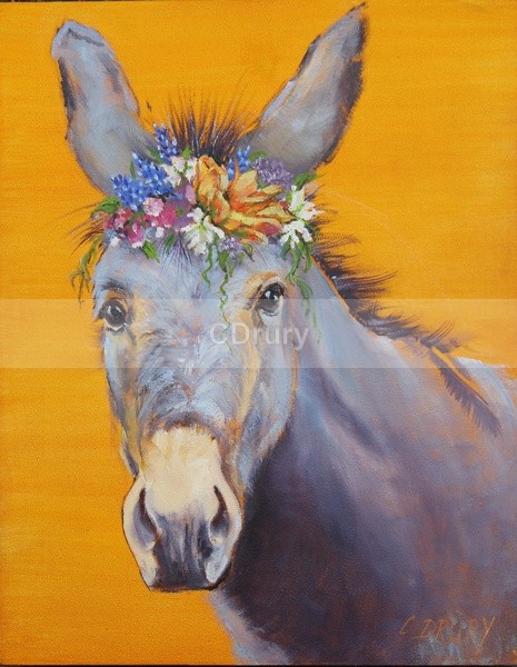 H05191  Flower Child - Horses and Cowgirls