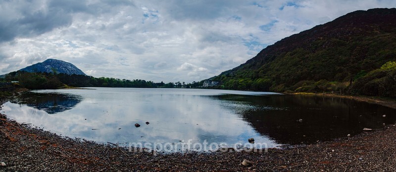 A Kylemore Abbey panorama - Irelands landscapes