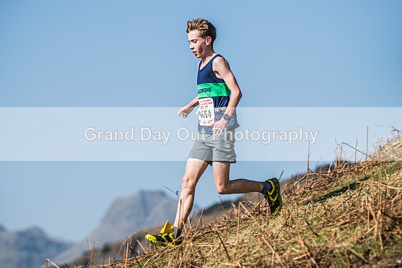 Elterwater-287 - Kendal Winter League Elterwater Under 15/17 Fell Races Sunday 9th March 2025