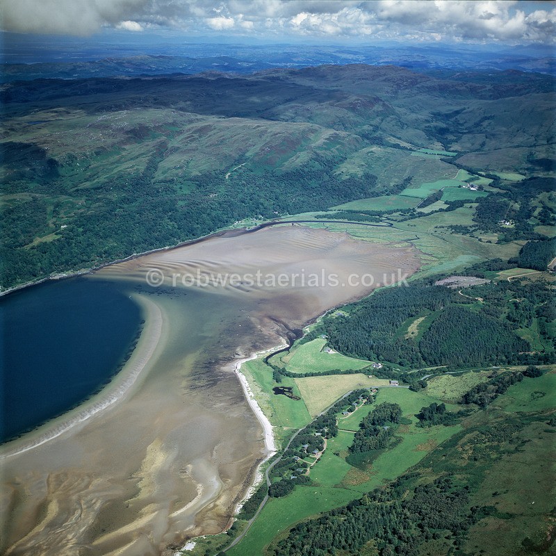 A00126C The head of Loch Caolisport at Knapdale - West and south coastlines