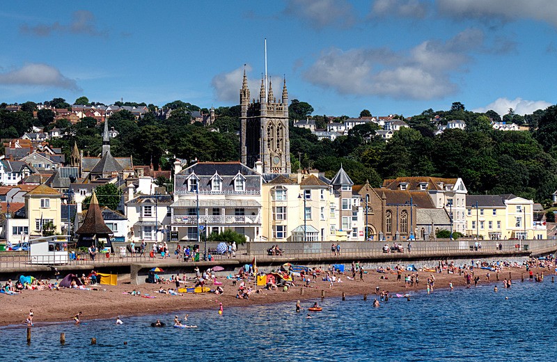 RSPO10 Postcard Teignmouth Town - Teignmouth and Shaldon Postcards