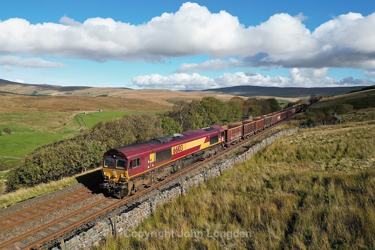 JL - 3.10.24 66103 6E97 Kirkby Thore - Tees NY, Garsdale Troughs - Latest shots