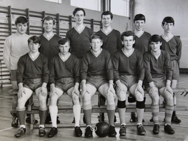 Inverurie Academy Senior Football Team 1966. - 2003 Centenary Image for Inverurie Loco Works F.C. 1903-2003 and Locos 'A' Cup win.