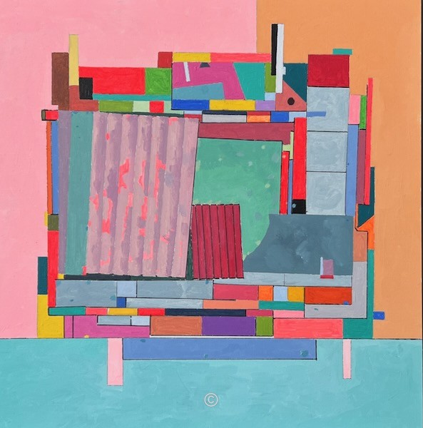 Red and Green.2024. - David Pettigrew D.A.