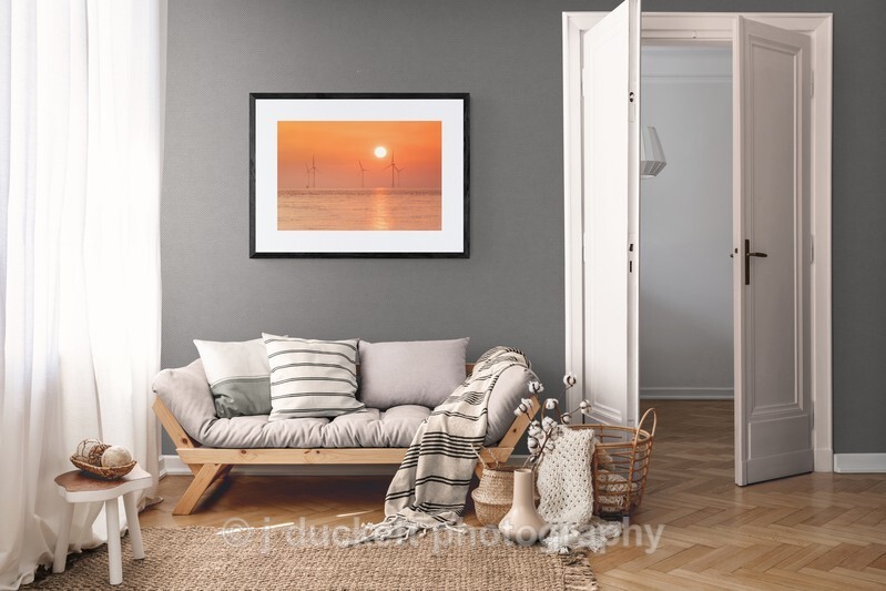  - Sunrise, Sea and Norfolk wind farm