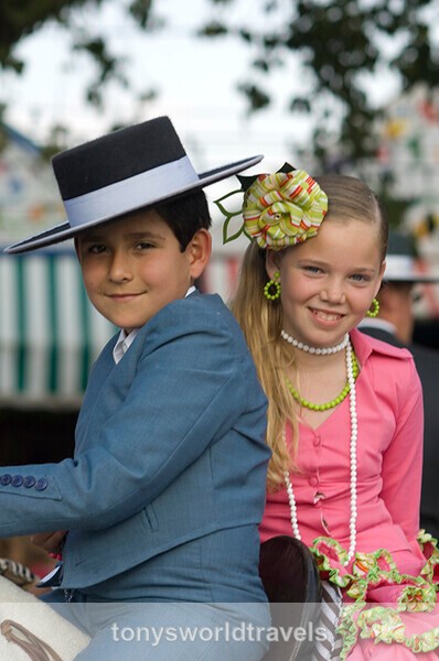 Boy and Girl, Seville, Spain - Children