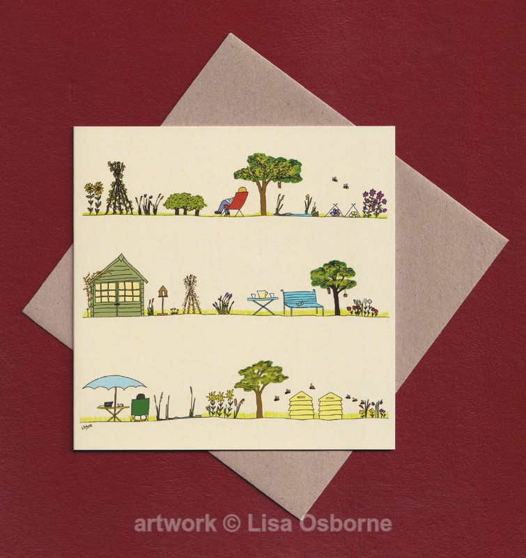 Summer evening greetings card - GREETINGS CARDS
