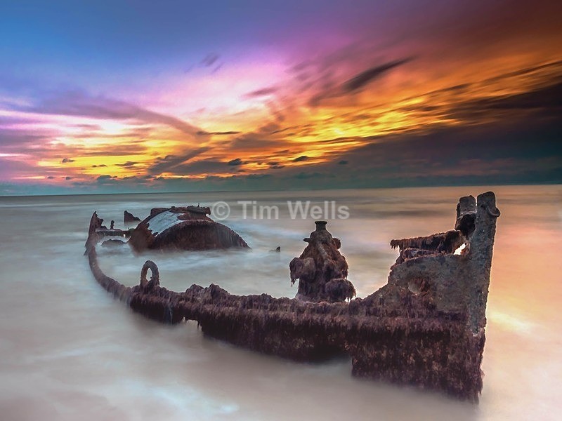 036 sunset ship wreck - All photos