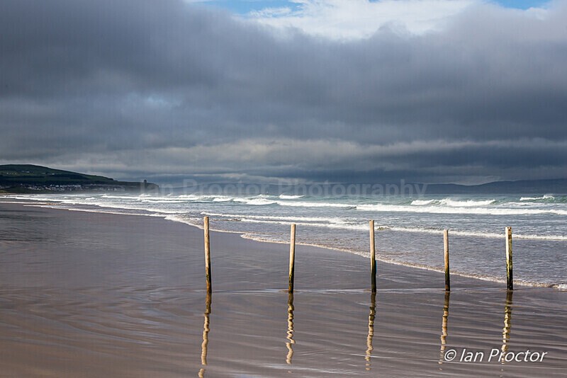 Changeable Weather at Portstewart Strand Beach, County Antrim. - County Antrim