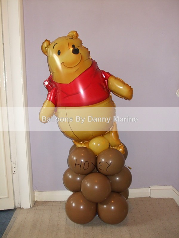 Pooh Bear - Birthday Balloons