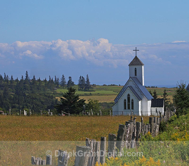 Country Church, Rural New Brunswick Canada - New Brunswick Landscape
