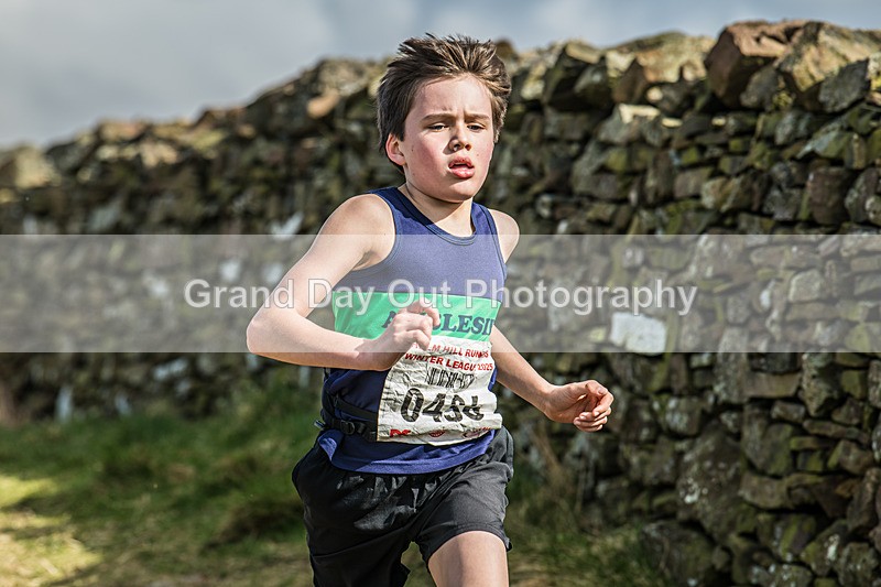 Helm Hill -34 - Kendal Winter League Helm Hill Fell Races (Under 13/15/17 & Seniors) Sunday 16th March 2025