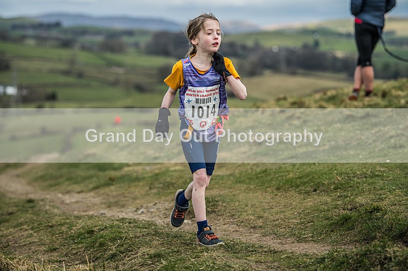 Helm Hill U9-60 - Kendal Winter League Helm Hill Under 9 Fell Race Sunday 16th March 2025