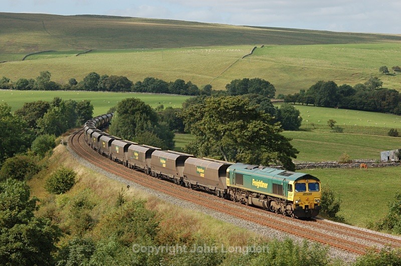 9.9.09 66560 6E73 Chalmerston - West Burton, Smardale - Smardale