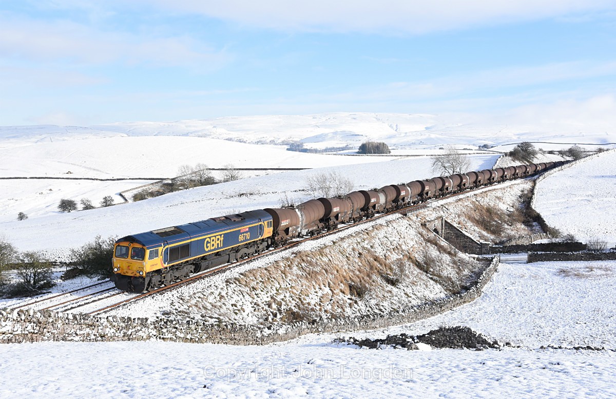 JL - 30.1.19 66710 6S94 Wembley Ops Centre - Irvine, Waitby - Waitby