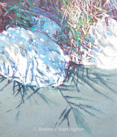 rocks sand and shadows - Paintings 4
