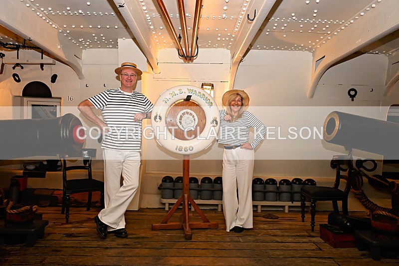 HMS PICKLE-113 - PICKLE NIGHT HMS WARRIOR 1860