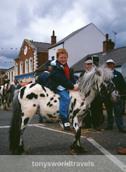 Boy on Pony, Smithfield Market, Dublin Ireland 1994 - Children