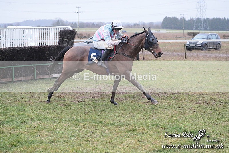 PtP 260125 890 - Cocklebarrow Point-to-Point racing with the Heythrop Hunt 26/01/25