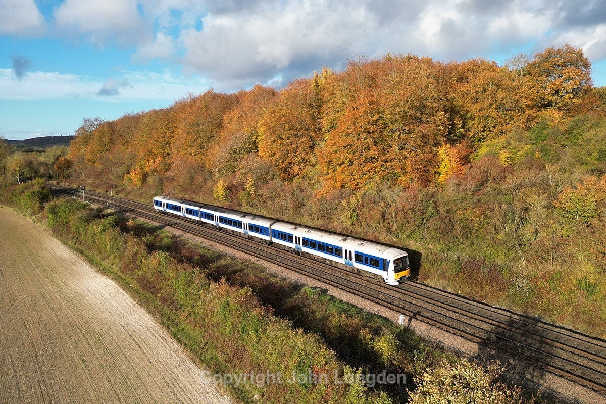 JL - 6.11.23 165034 1H47 14:06 Banbury - Marylebone, High Wycombe - Chiltern Routes (north to south)
