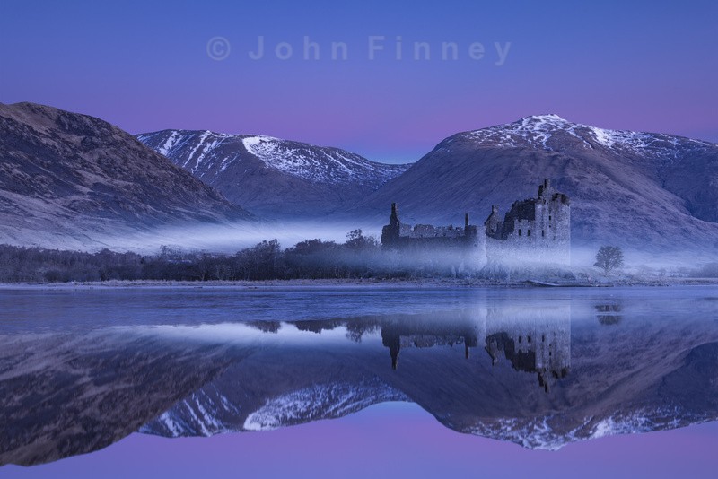 Kilchurn Castle Winter Dawn - Castles and Fortresses