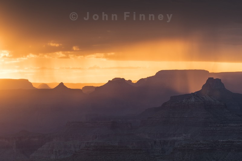 Grand Canyon monsoon sunset - North America & Canada