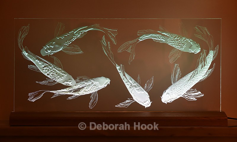 Koi (fine fins) - Glass