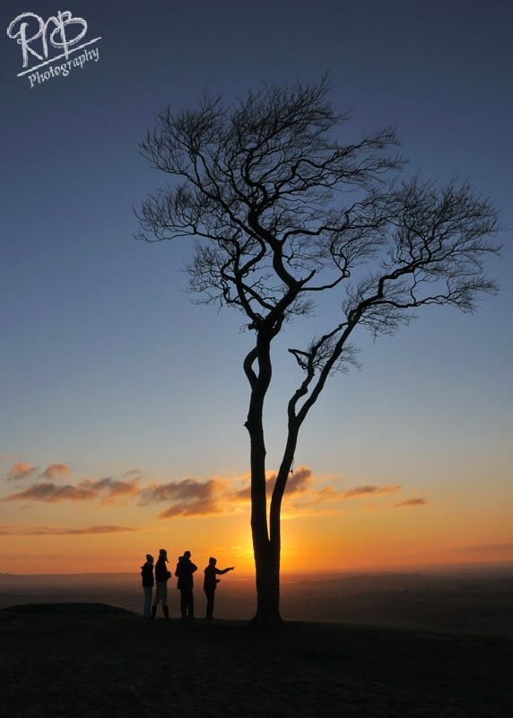 Watching the Sunset - Roundway Hill - Wiltshire & West Country Landscapes