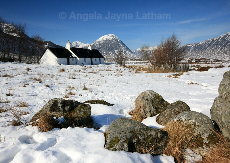 Winter at Blackrock Cottage Glencoe - Highlands of Scotland