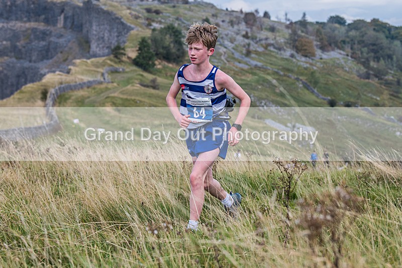 Year 7-100 - The English Schools Fell Running Championship Giggleswick Year 7 Sunday 6th October 2024
