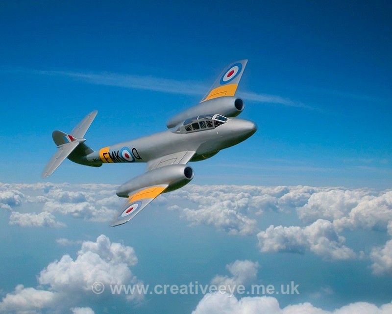 No.0069. Gloster Meteor. - Aviation