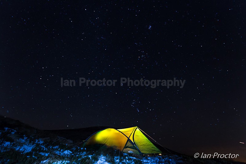 Starry Night Camping in the Mournes - Mourne Mountains