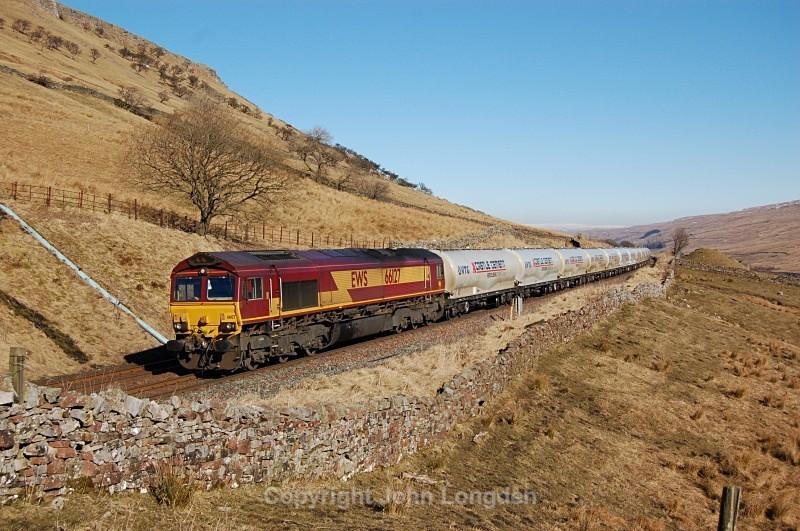 8.3.10 66127 6M00 Mossend - Clitheroe, Carr Bridge - Carr Bridge (Mallerstang)