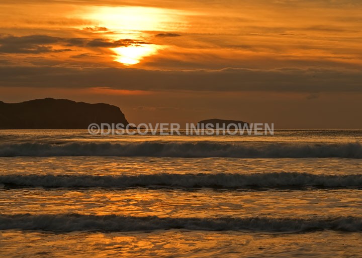 Sunset, Glashedy Island - Inishowen peninsula