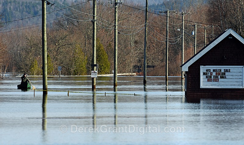 Darlings Island Spring Flood 2018 New Brunswick Canada - Extreme Weather
