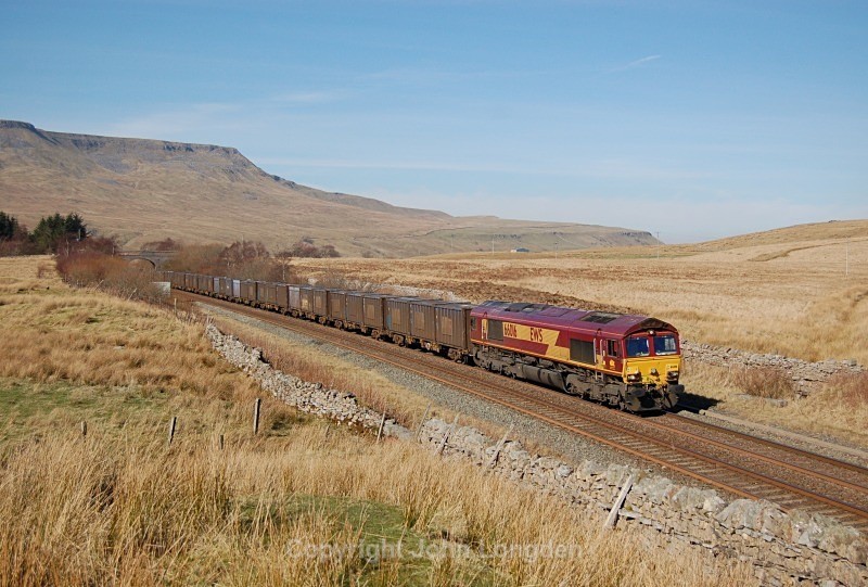 11.3.14 - 66016 6Z76 Kirkby Thore - Warrington Arpley, Ais Gill summit - Ais Gill - Summit