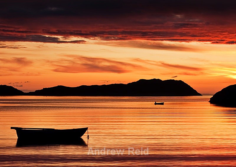 Sunset at shieldaig - Applecross