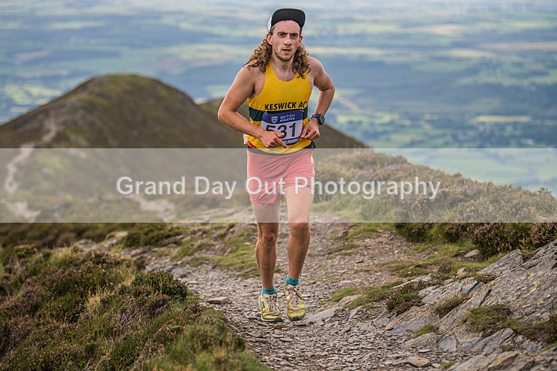 Uphill Only-182 - British Athletics Off Road Running Championships Senior Uphill Only Trial - Skiddaw Friday 15th Augu