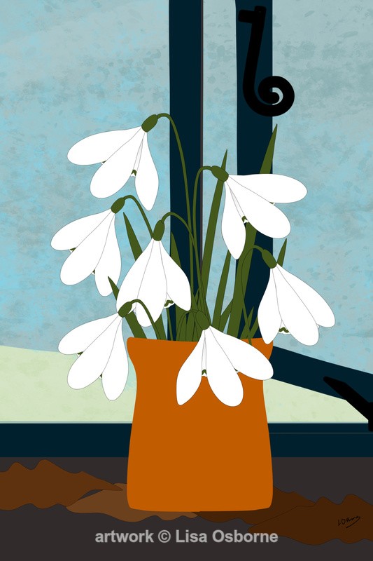 Snowdrops - DIGITAL ARTWORK