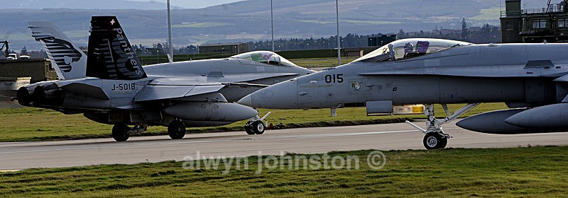 F-18 C 16 - RAF LOSSIEMOUTH VISIT NOV 2017