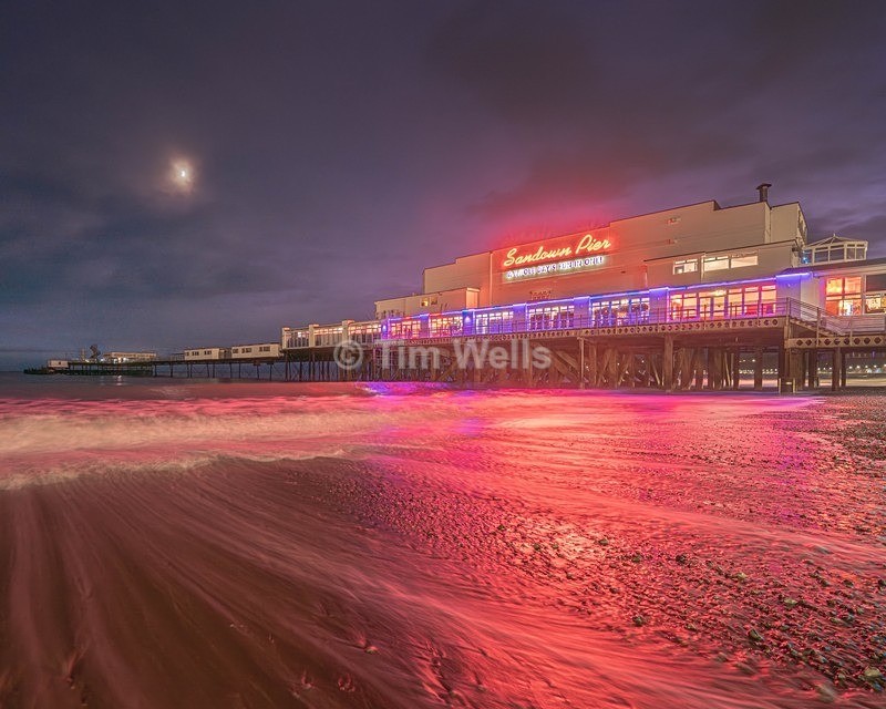 043 Sandown pier at night - All photos
