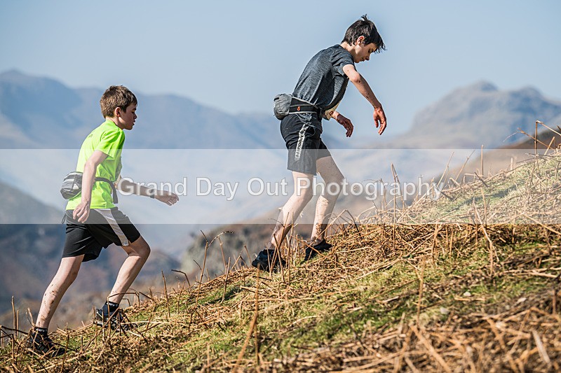 Elterwater-248 - Kendal Winter League Elterwater Under 15/17 Fell Races Sunday 9th March 2025