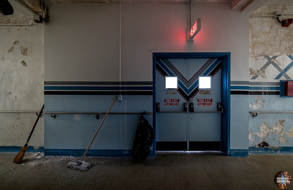 Abandoned Institution | Fire Exit - ABANDONED PLACES