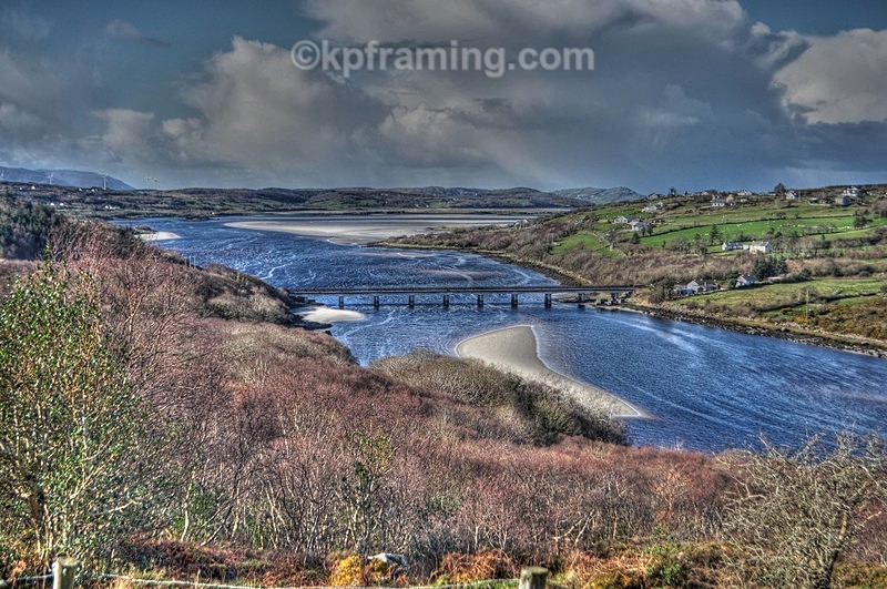 The Gweebarra bridge - villages , piers, light houses, donegal beaches ,