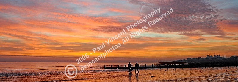 Stormy Sunset - Sussex Coast