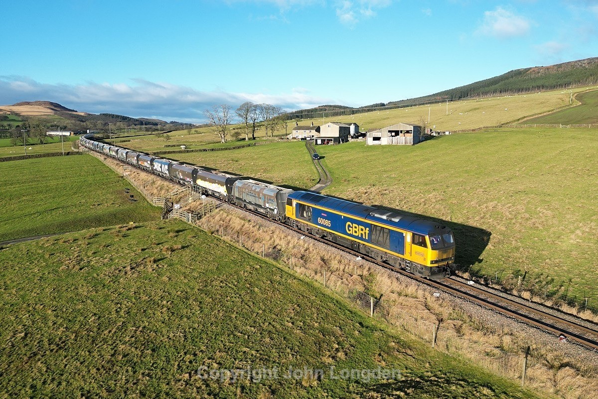 JL - 19.12.24 60085 6D37 Rylstone Quarry - Hunslet, Hagg Farm - Latest shots