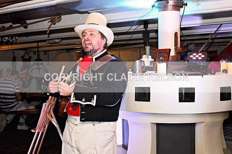 HMS PICKLE-119 - PICKLE NIGHT HMS WARRIOR 1860