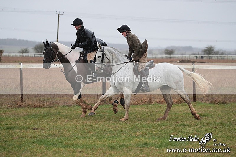 PtP 260125 231 - Cocklebarrow Point-to-Point racing with the Heythrop Hunt 26/01/25