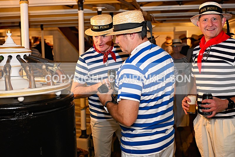HMS PICKLE-35 - PICKLE NIGHT HMS WARRIOR 1860