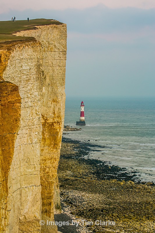 Cliffs at Beachy Head Low Tide 2235 - Seascapes